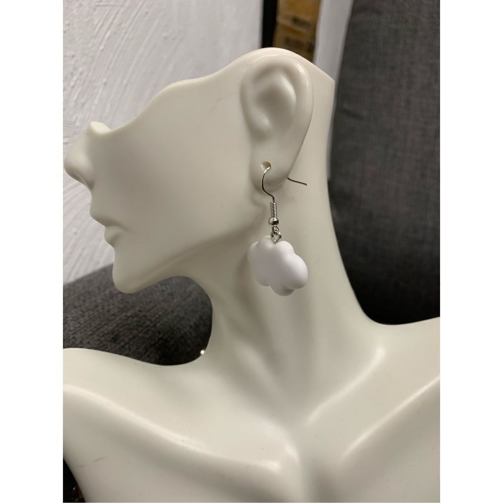 White Cloud Novelty Earrings
